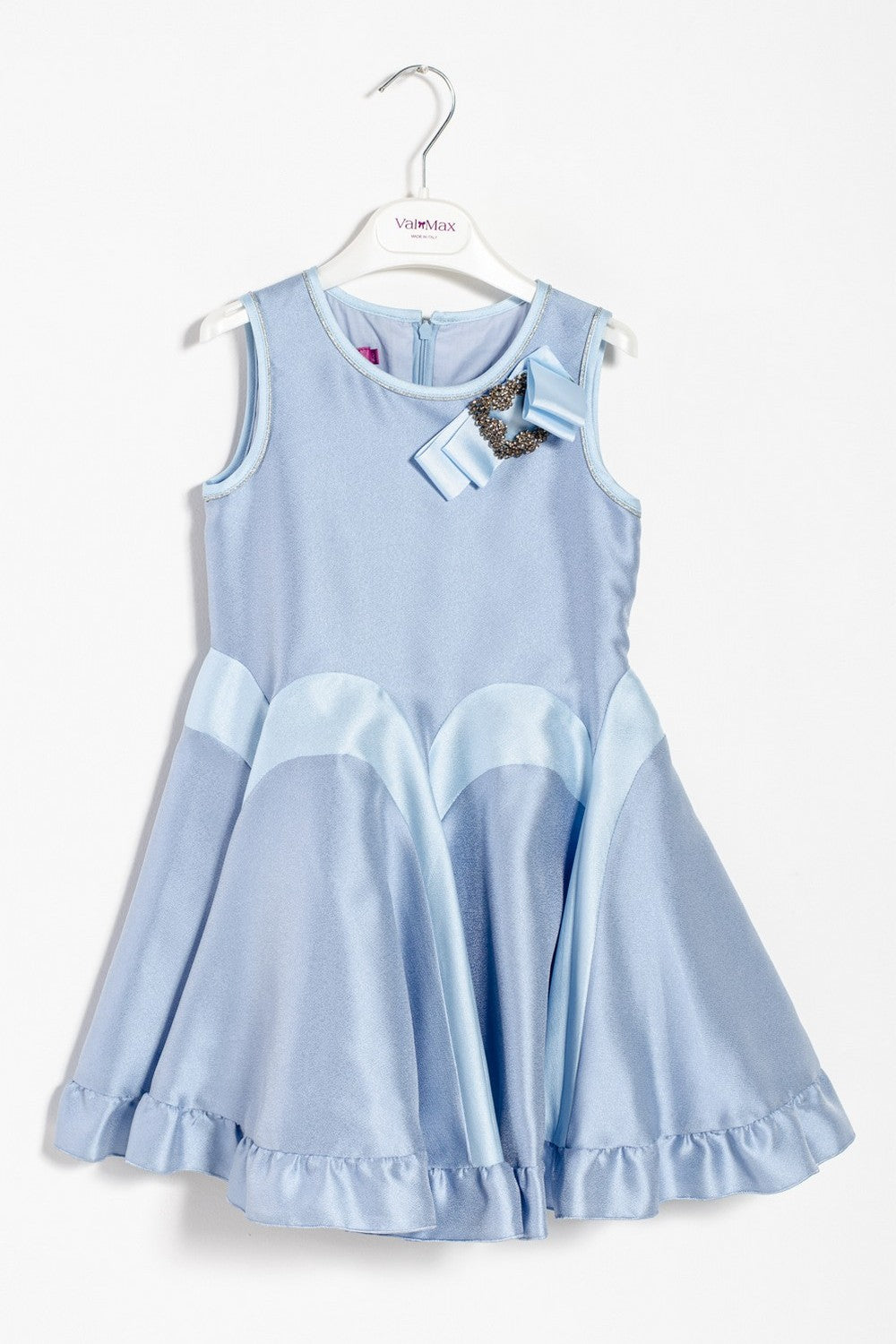 ValMax dress in pink satin