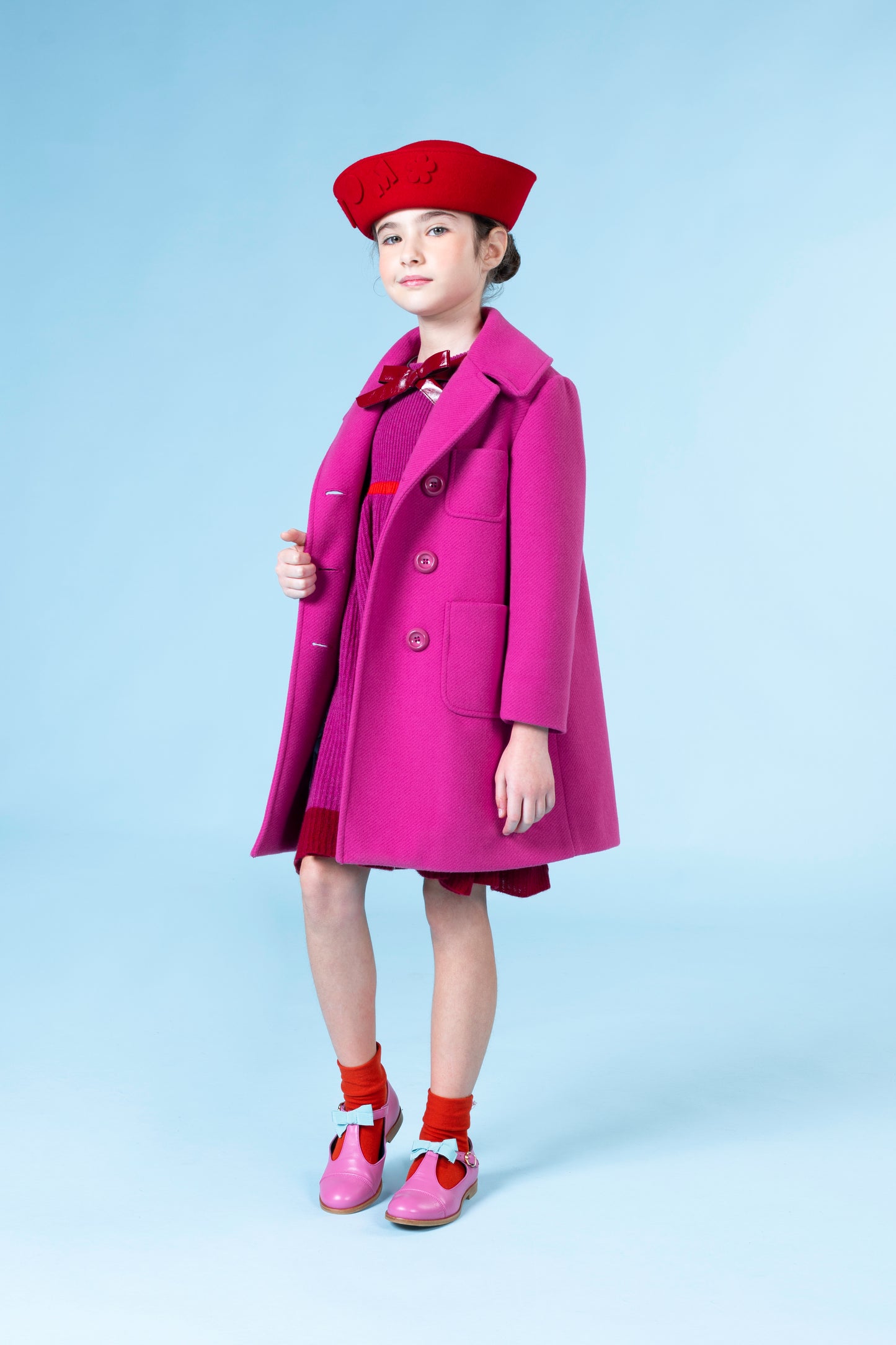 Cappotto doppiopetto con bottoni