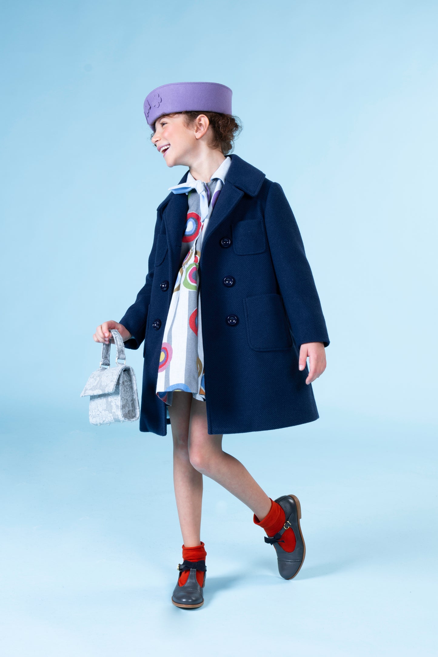 Cappotto doppiopetto con bottoni