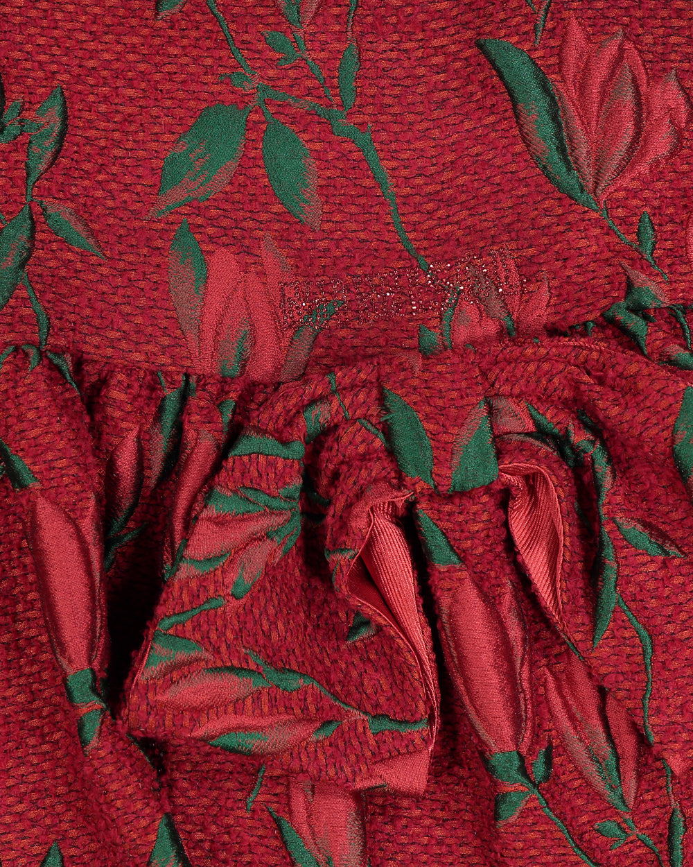 Floral brocade dress