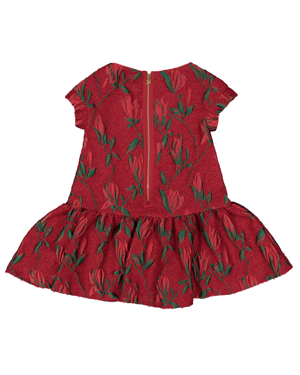 Floral brocade dress