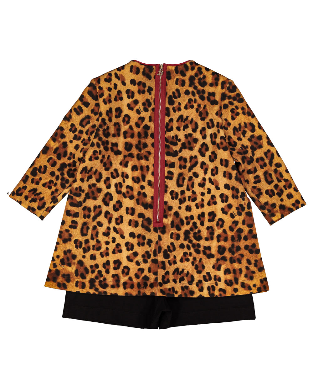 Animal print neoprene suit