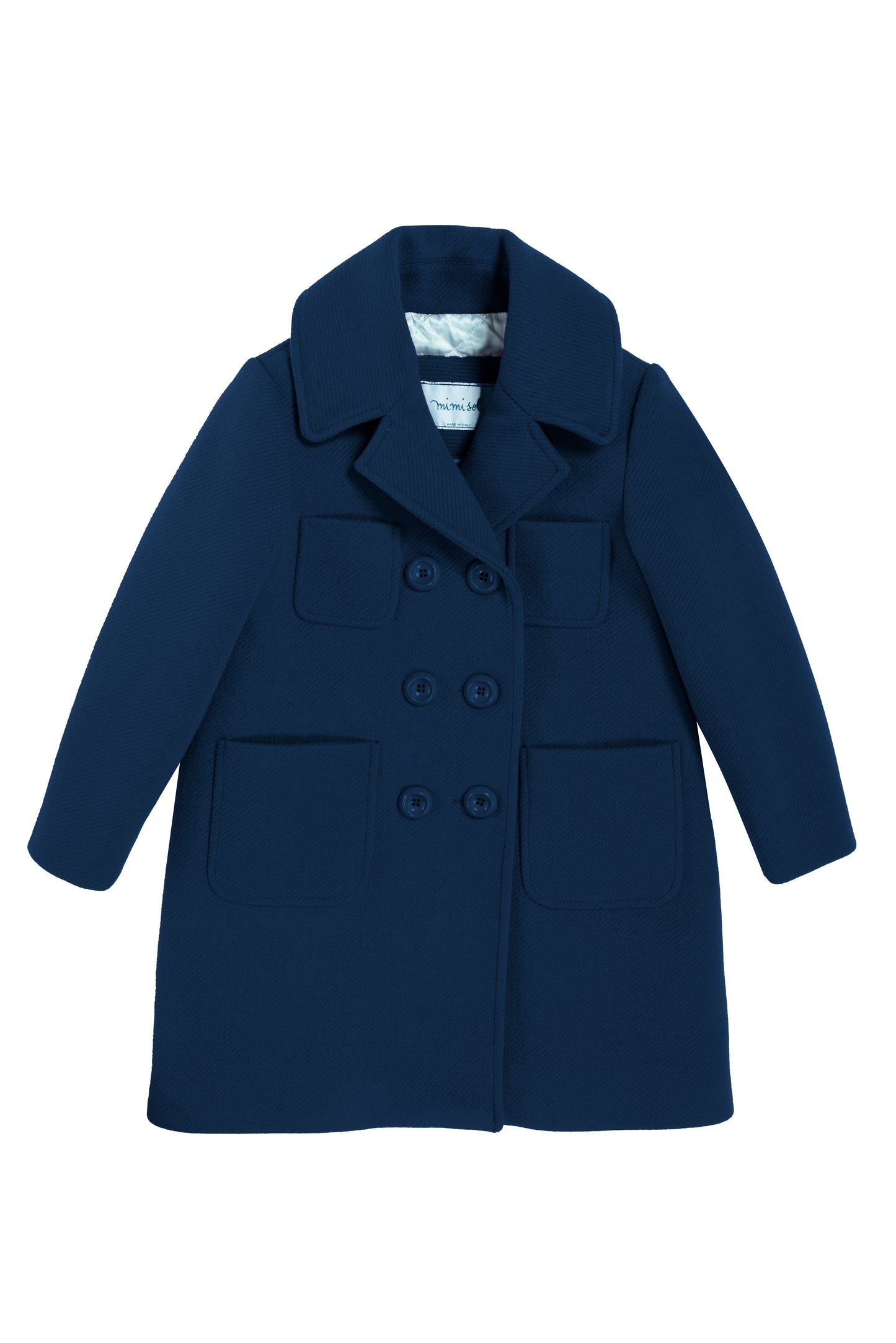 Cappotto doppiopetto con bottoni