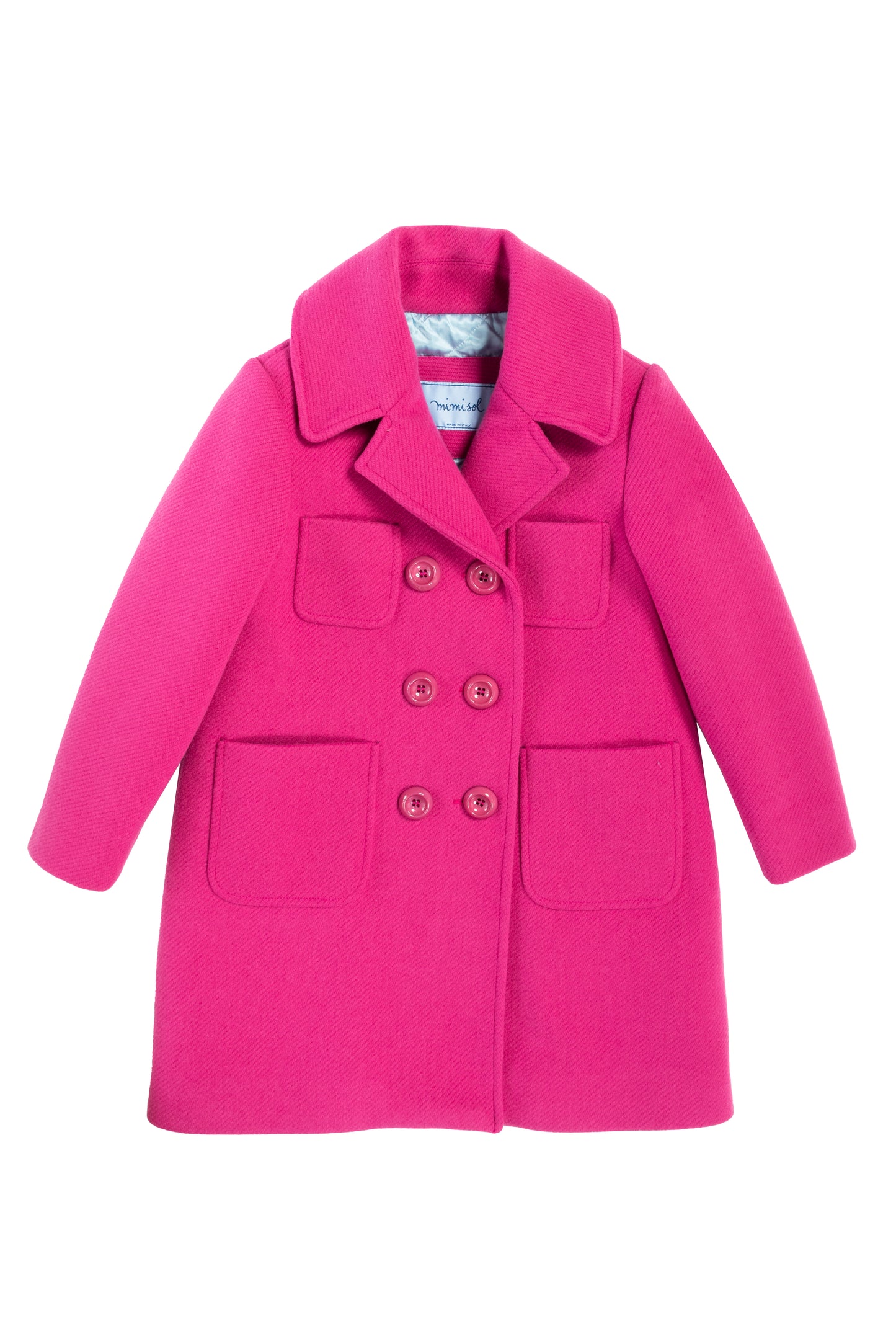 Cappotto doppiopetto con bottoni