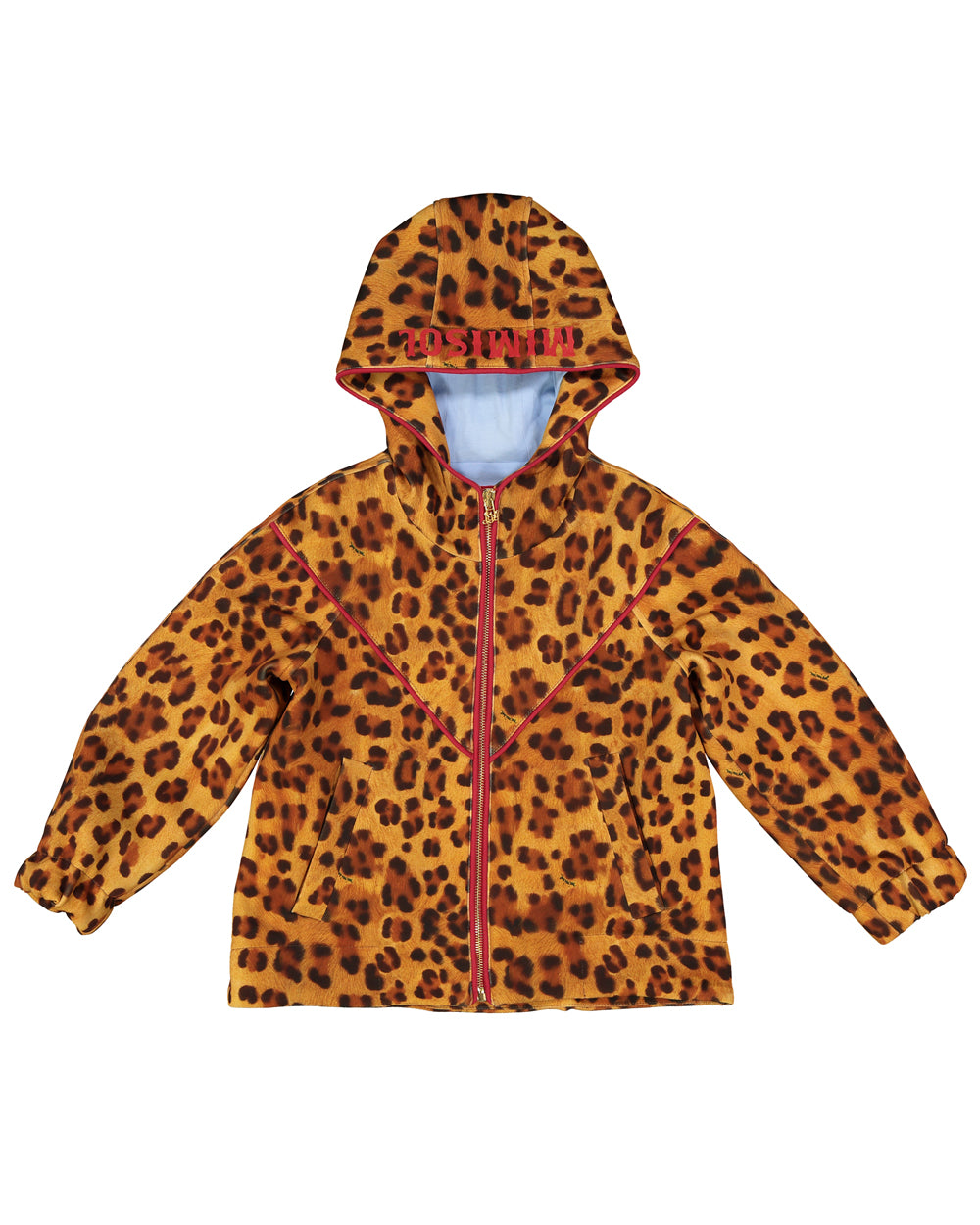 Animal print neoprene jacket