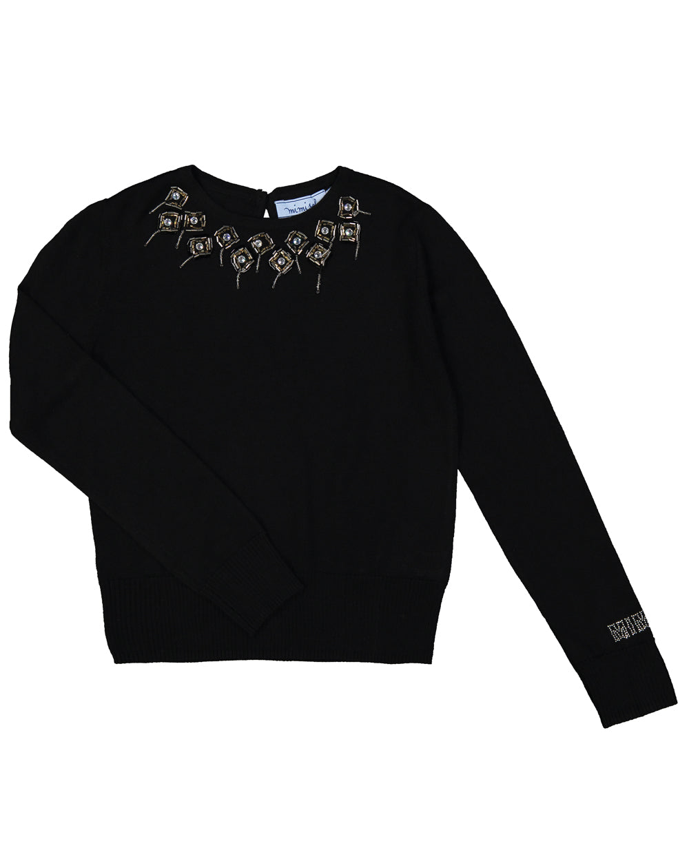 Wool sweater with jewel decoration - 6 years