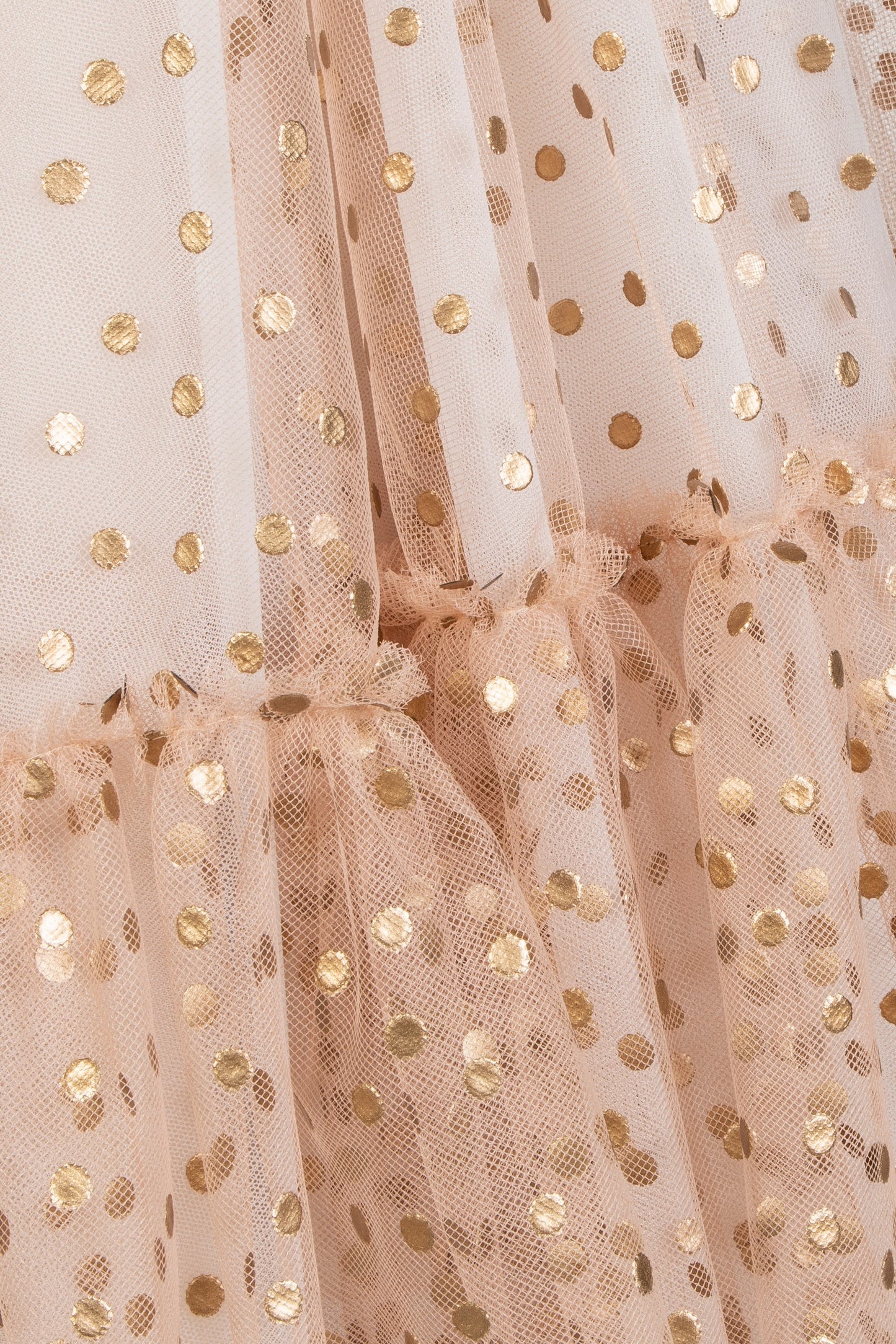 Abito Marchesa Kids Couture a pois con fiocchi