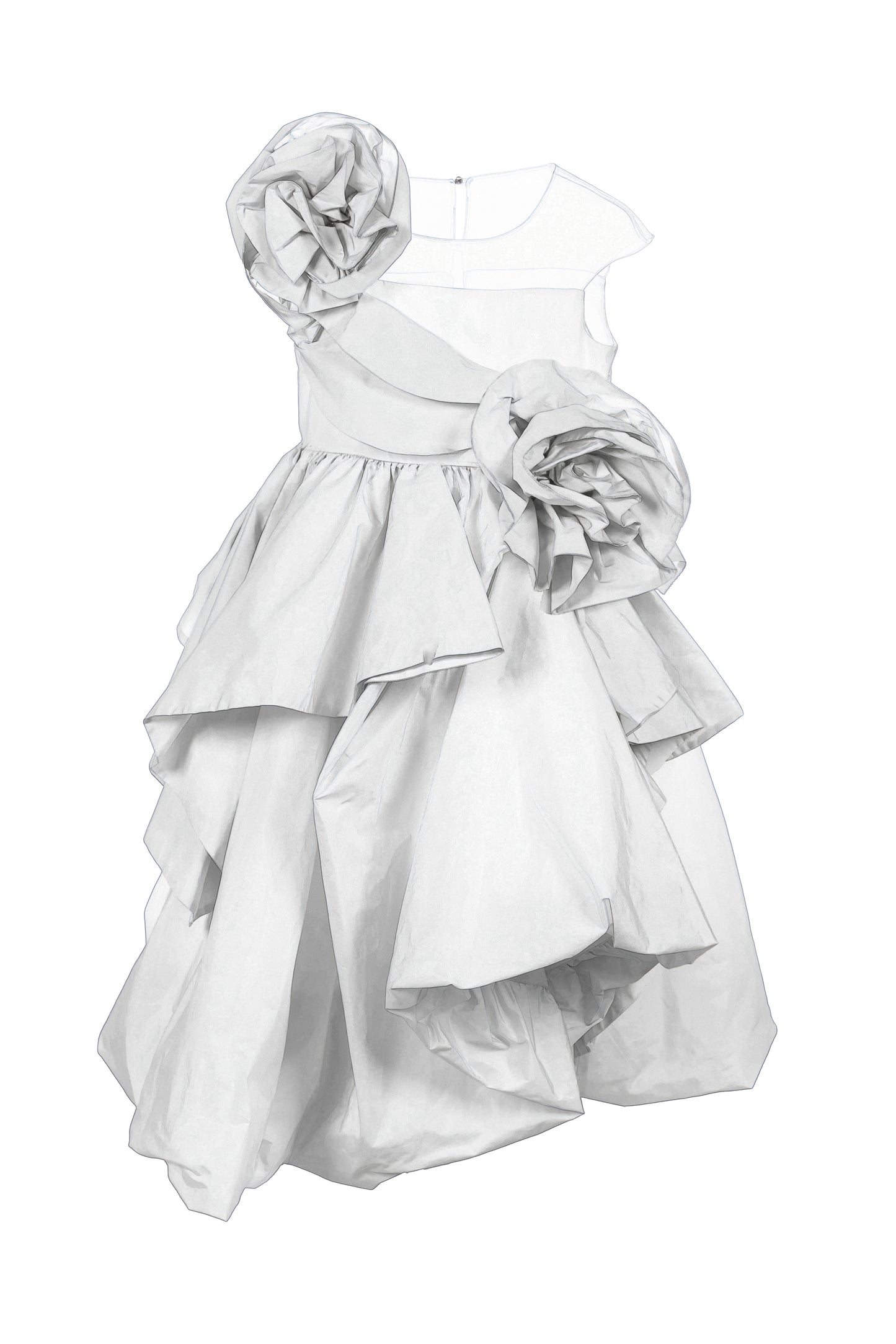 Abito Marchesa Kids Couture in taffeta