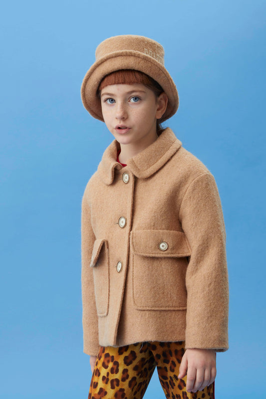Mimisol wool jacket with martingale