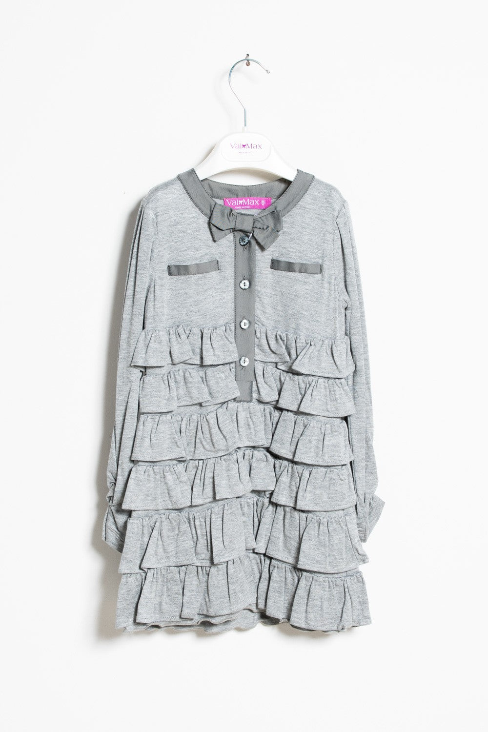 ValMax jersey dress with ruffles