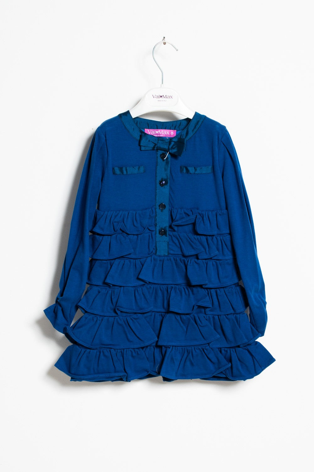 ValMax jersey dress with ruffles