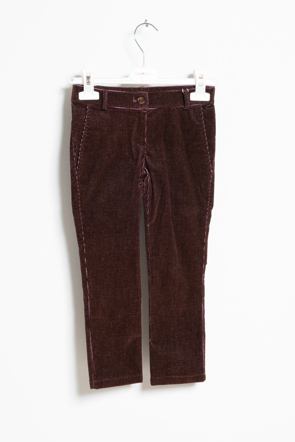 ValMax long velvet trousers