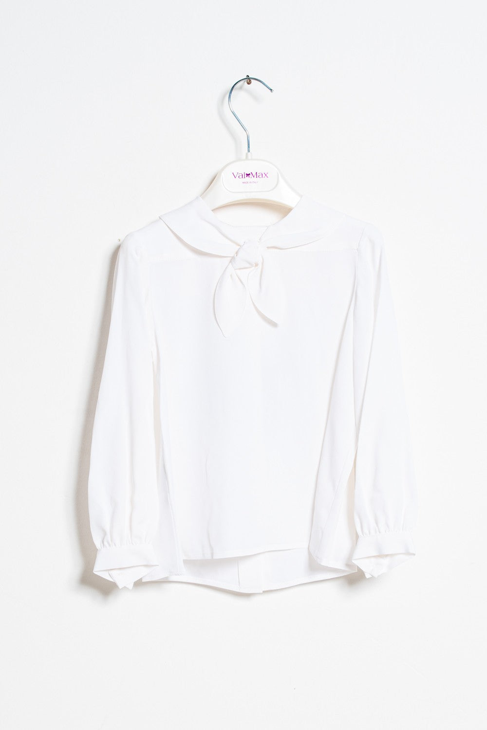 ValMax shirt with maxi bow on the neck