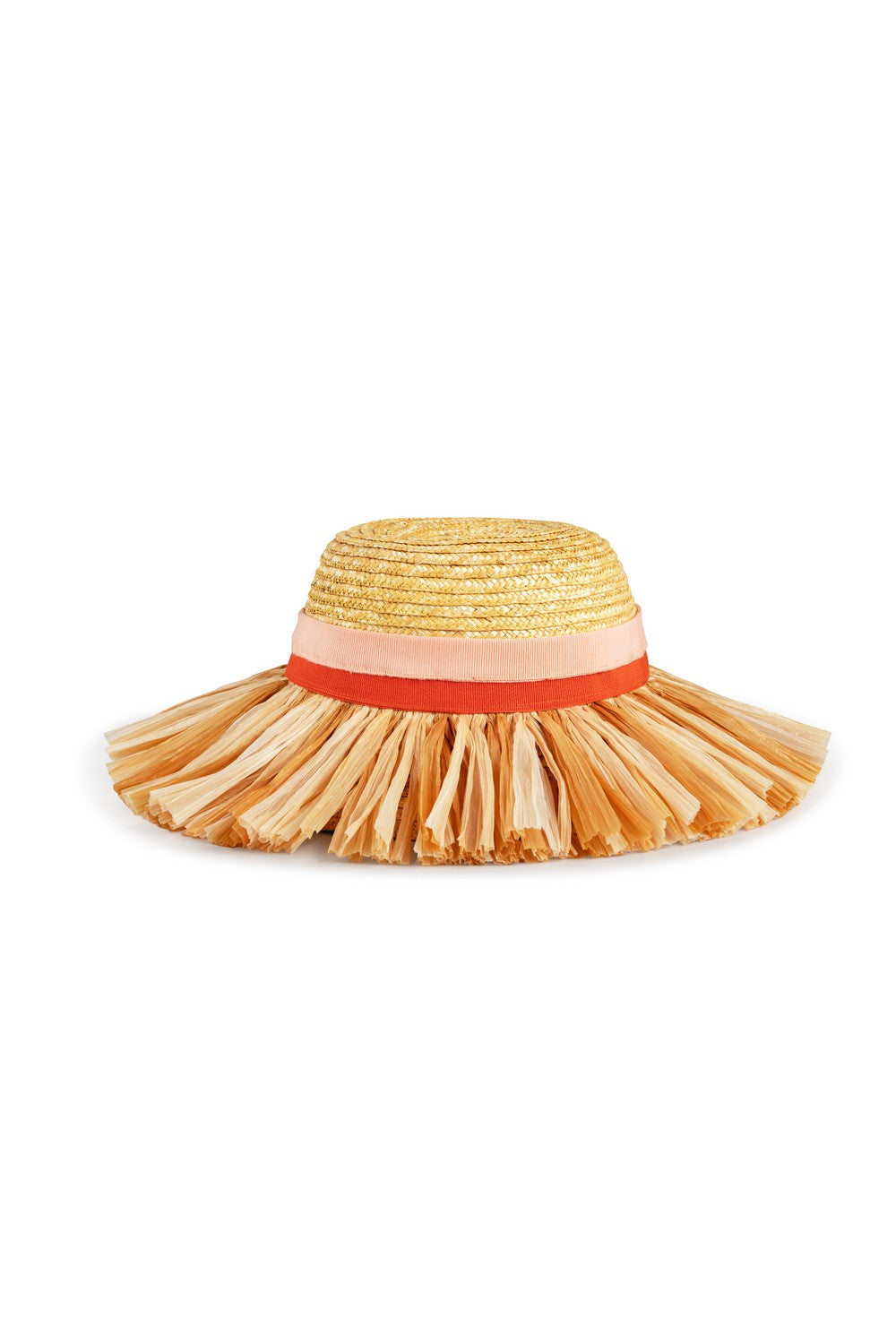 Straw cloche hat