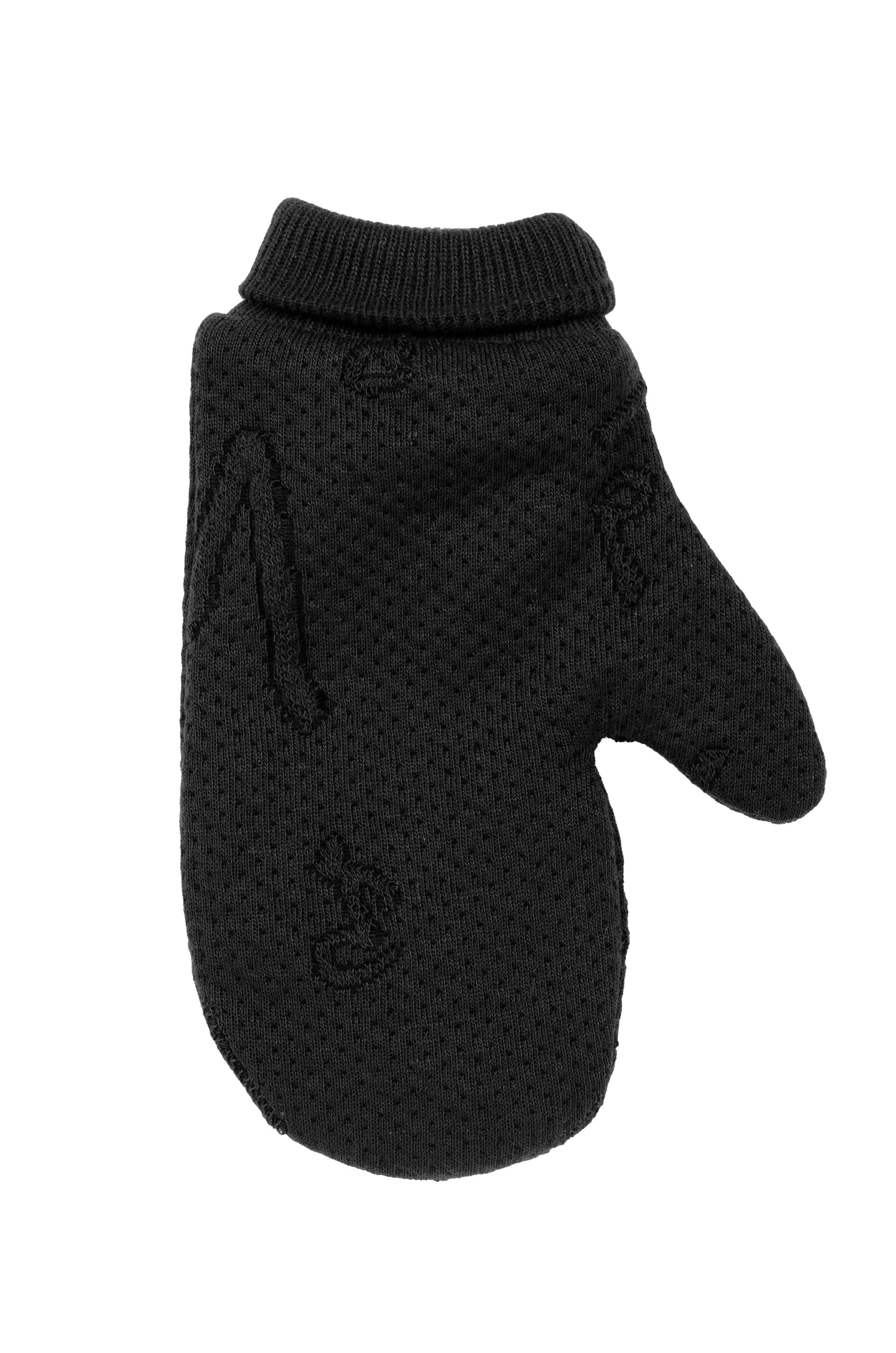 Mimisol jacquard gloves with logo
