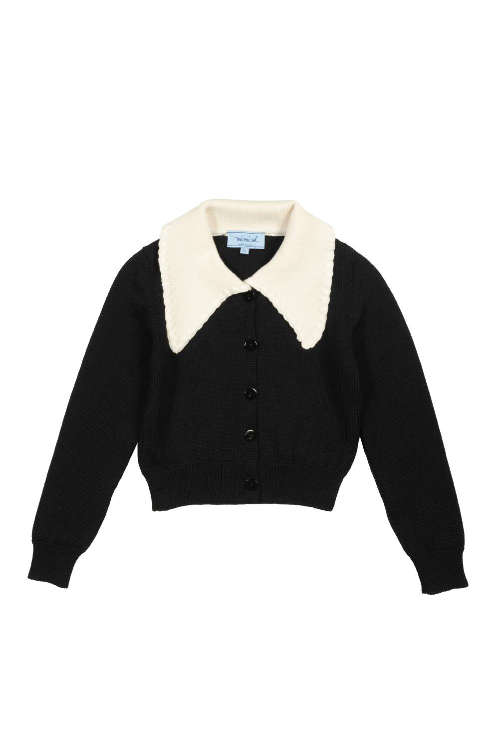 Mimisol turtleneck with perforated workmanship