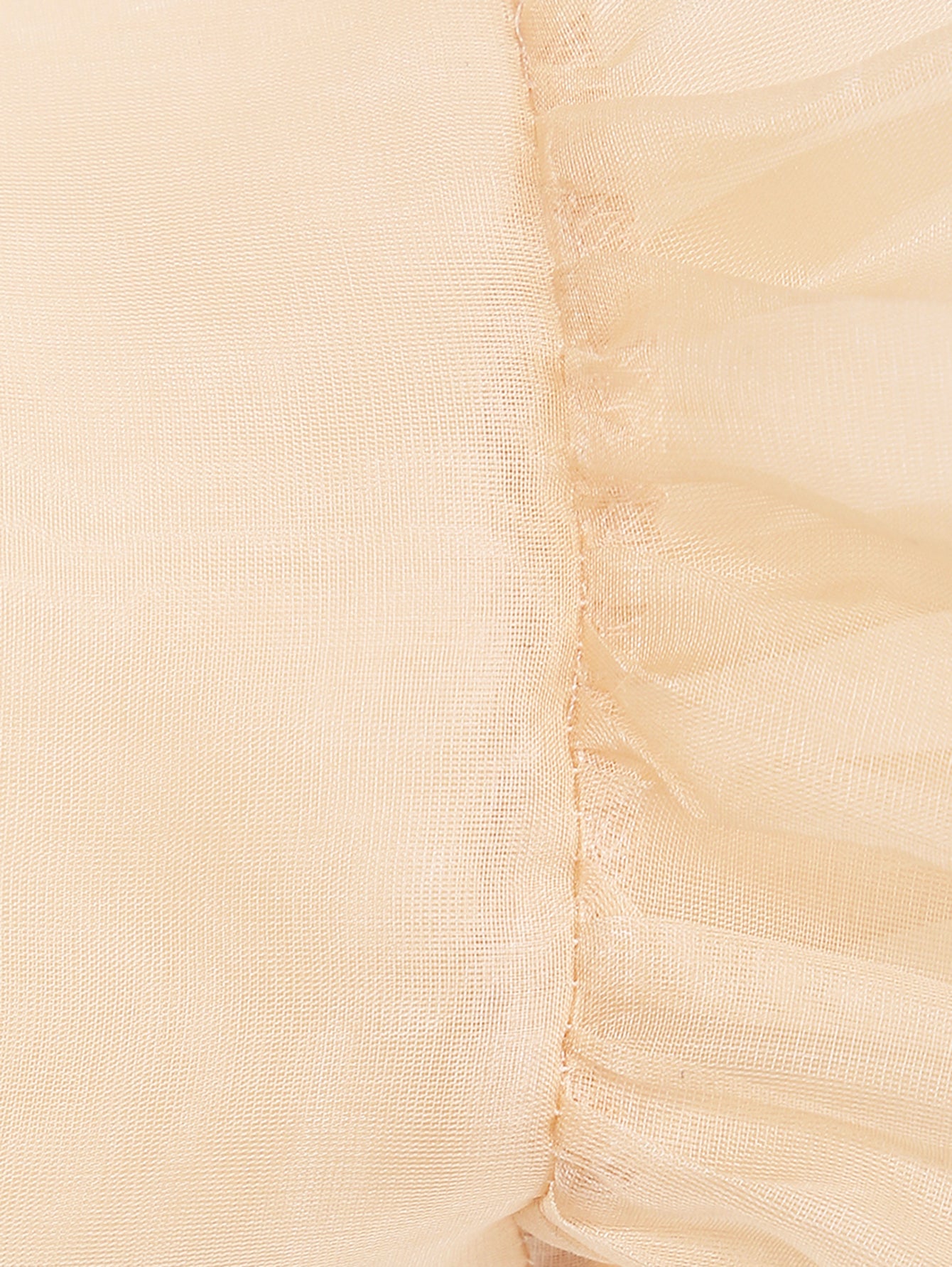 T-shirt in jersey lurex e organza