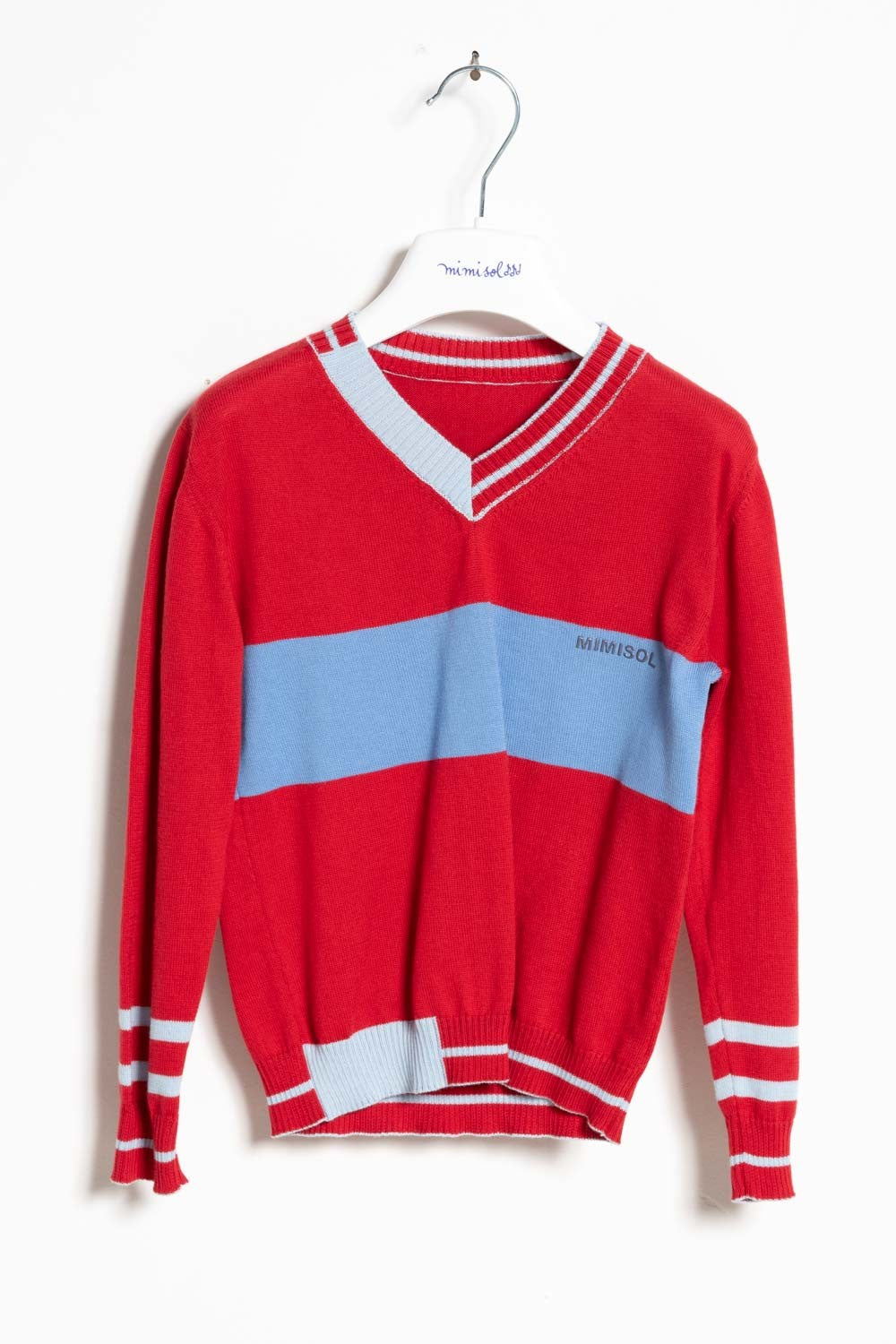 Mimisol sweater with contrasting details