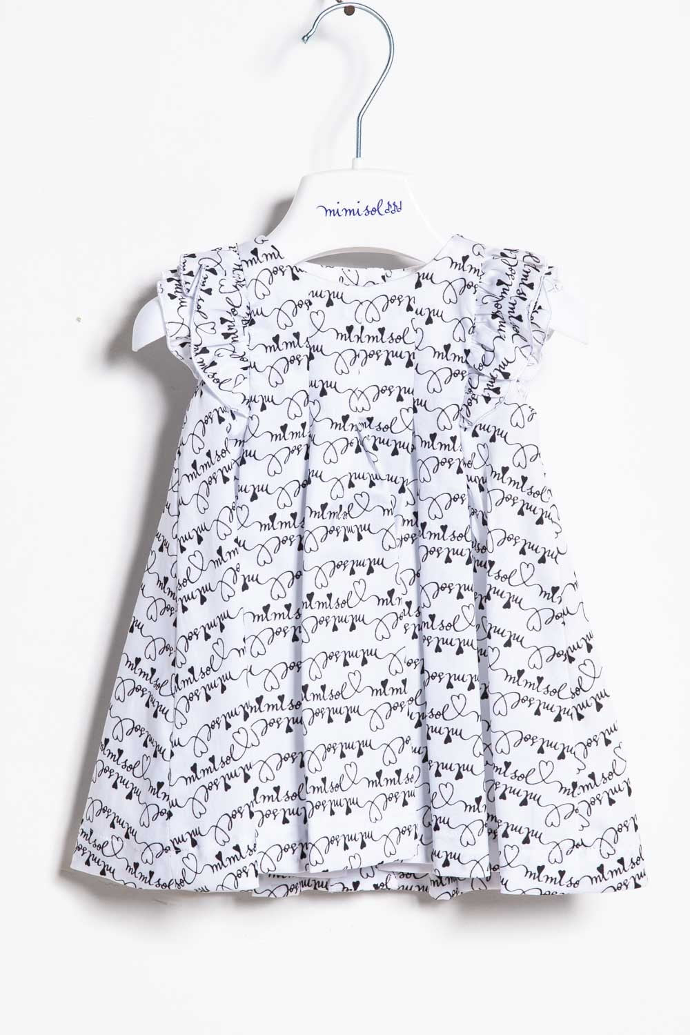 Mimisol dress with allover logo