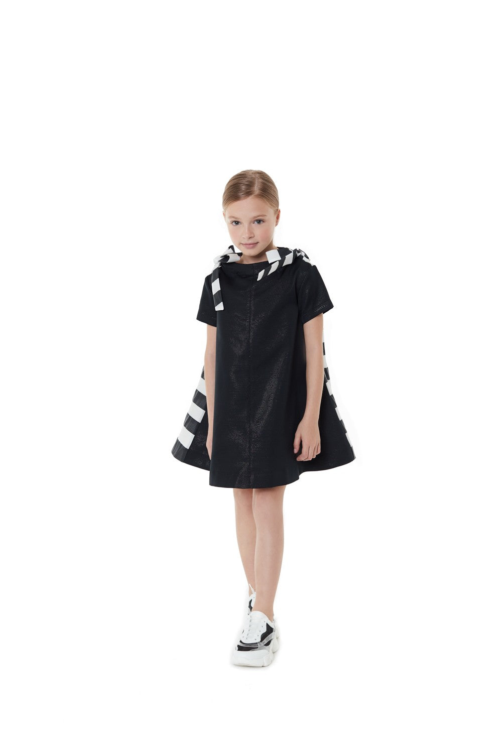 ValMax dress with striped details