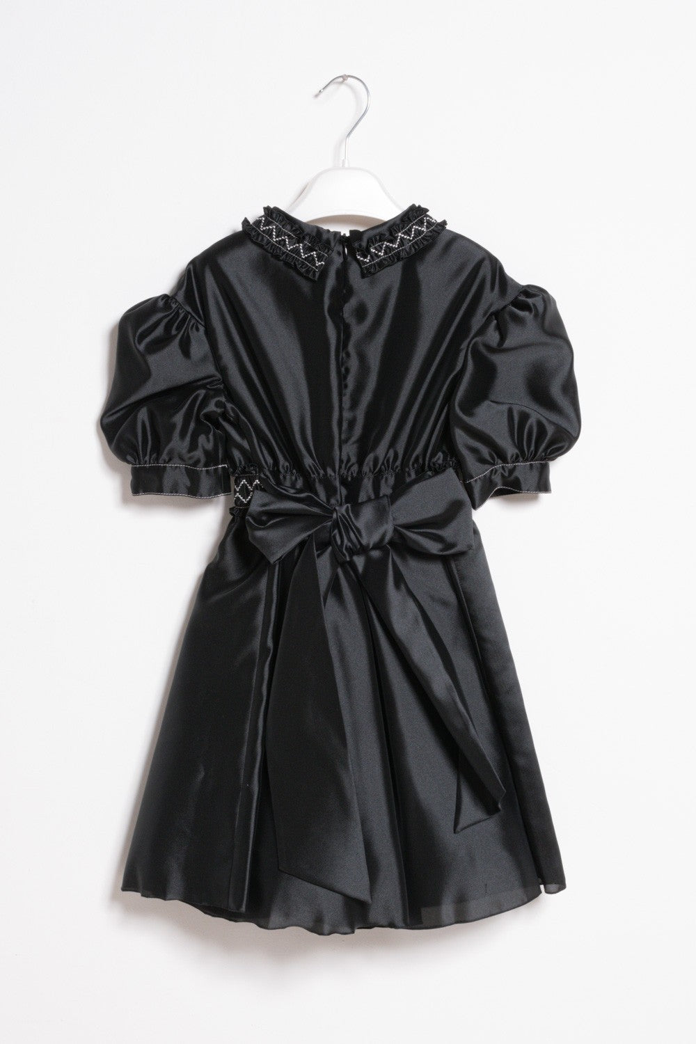 ValMax dress with embroidered ruffles