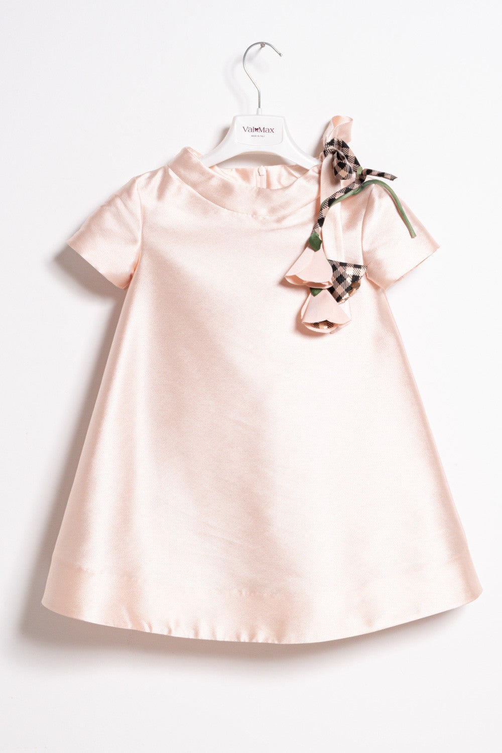ValMax flared satin dress