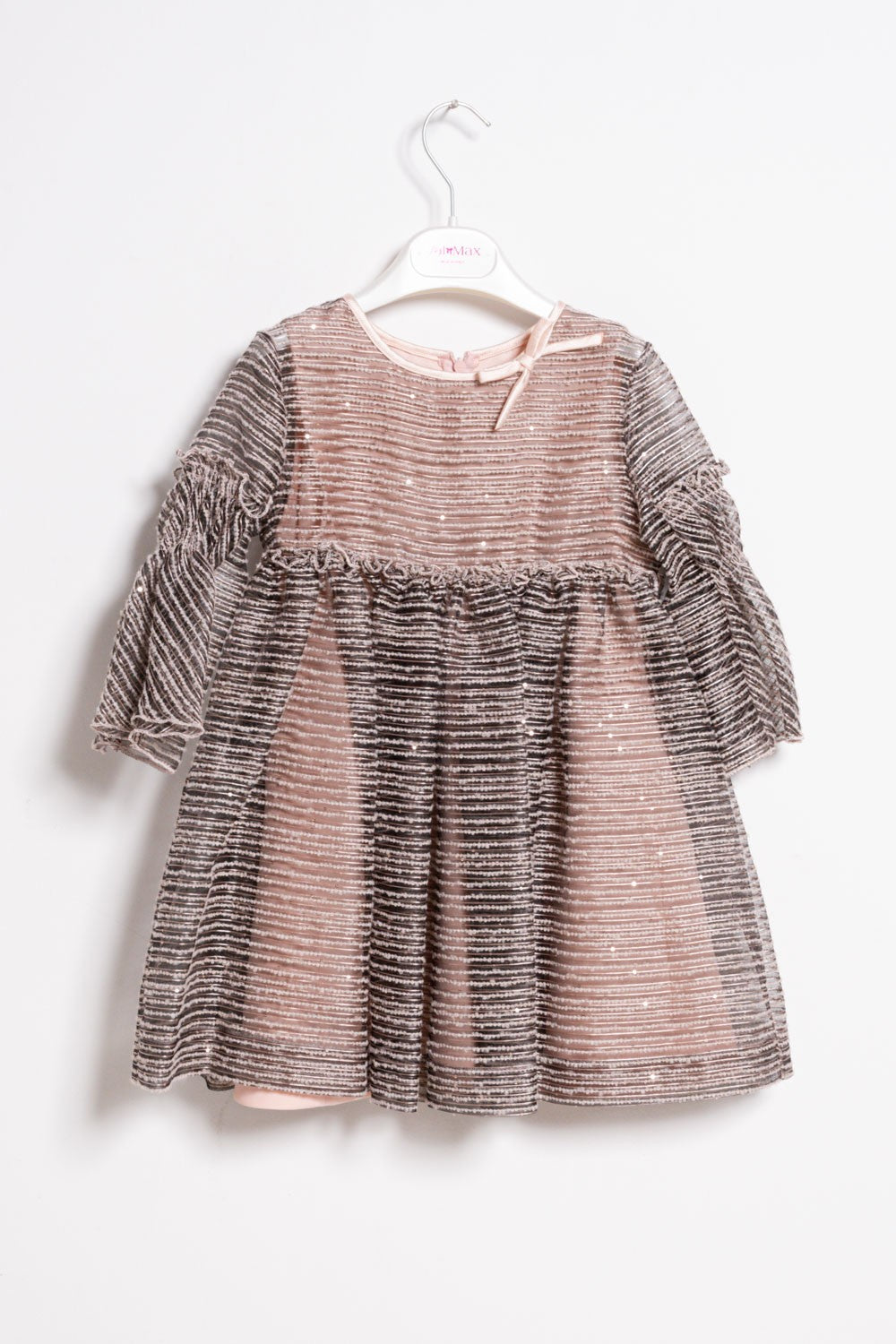 ValMax organza dress with sequins