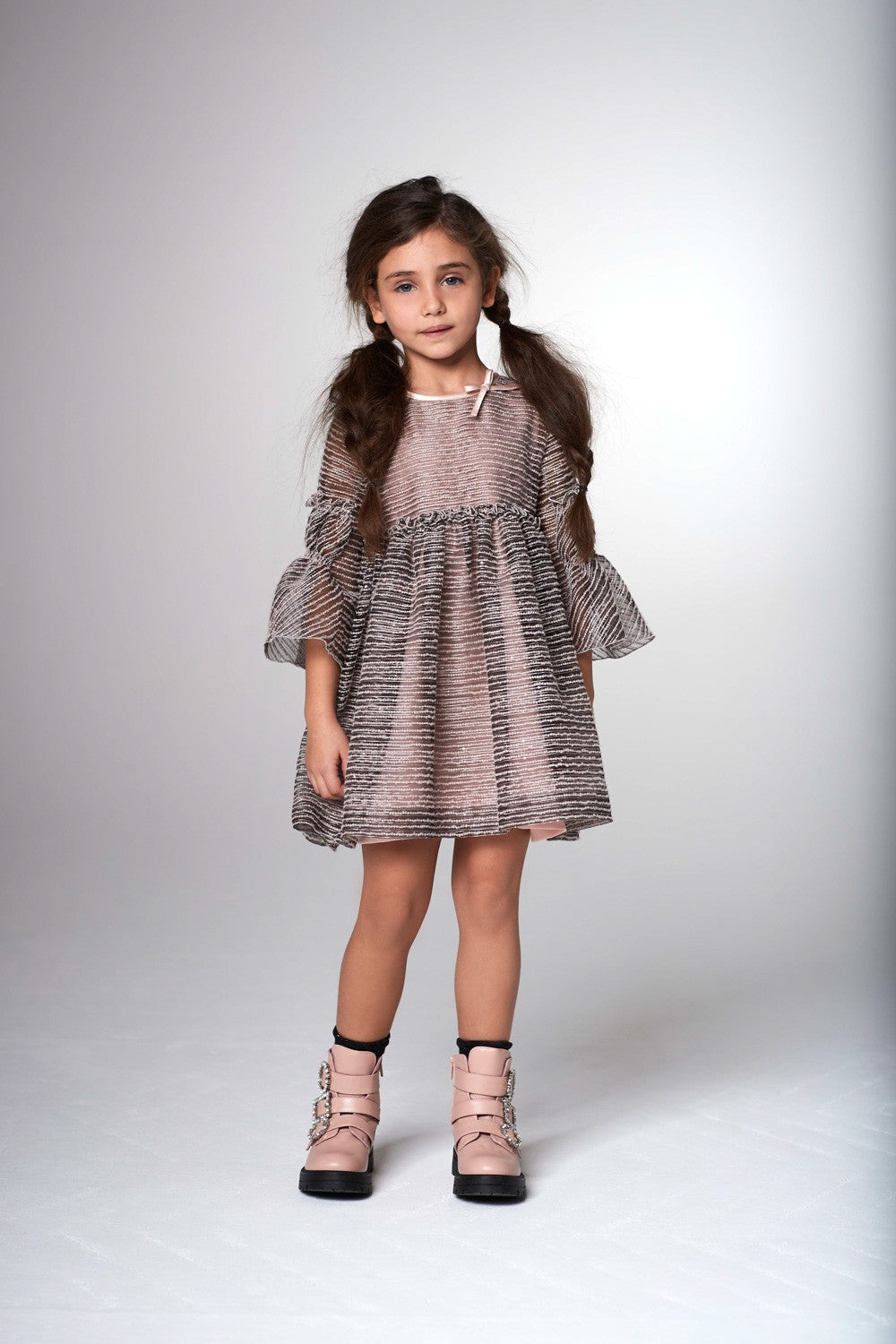 ValMax organza dress with sequins