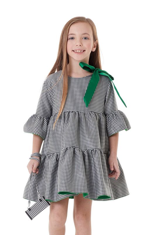 ValMax houndstooth dress