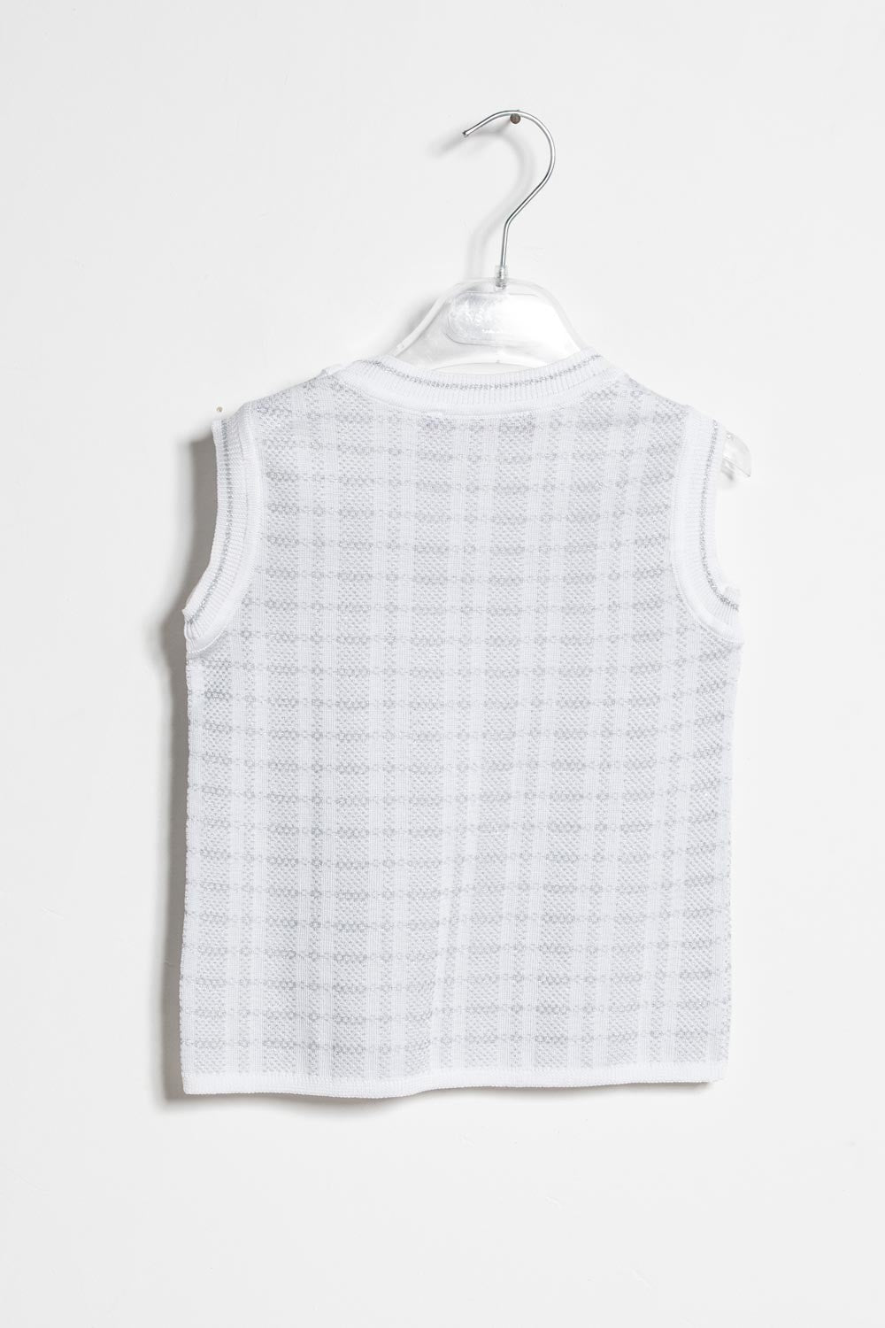 ValMax sleeveless sweater with ribbed hem
