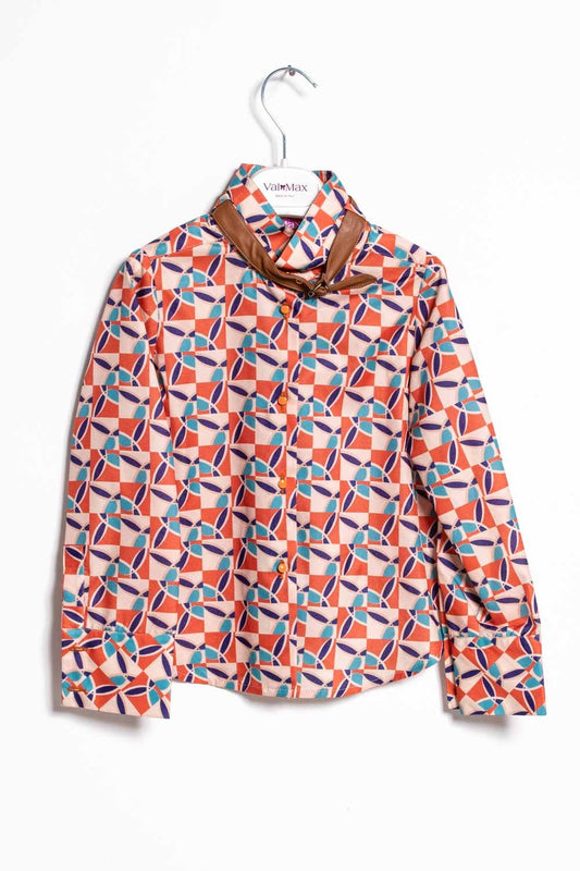 ValMax geometric print shirt