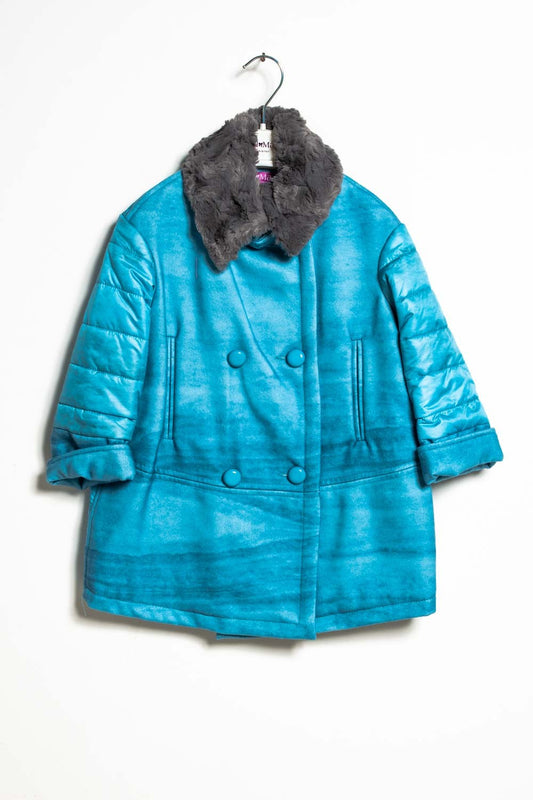 ValMax padded jacket with faux fur collar