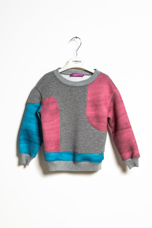 ValMax sweatshirt with asymmetrical patterns