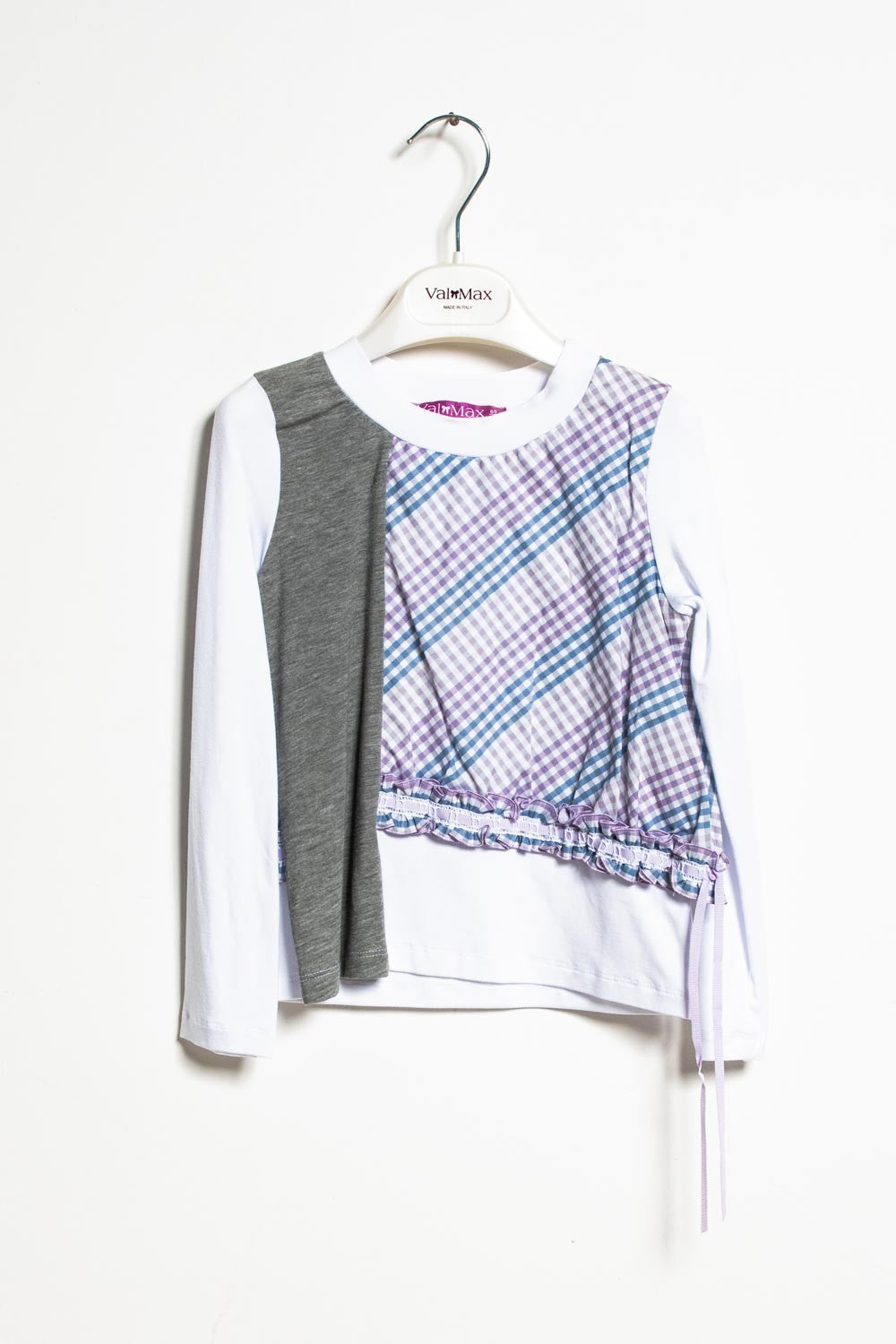 ValMax T-shirt with asymmetrical patterns