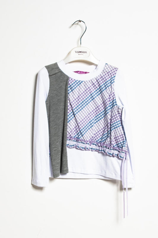 ValMax T-shirt with asymmetrical patterns