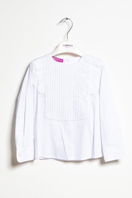 ValMax shirt with pleated front detail