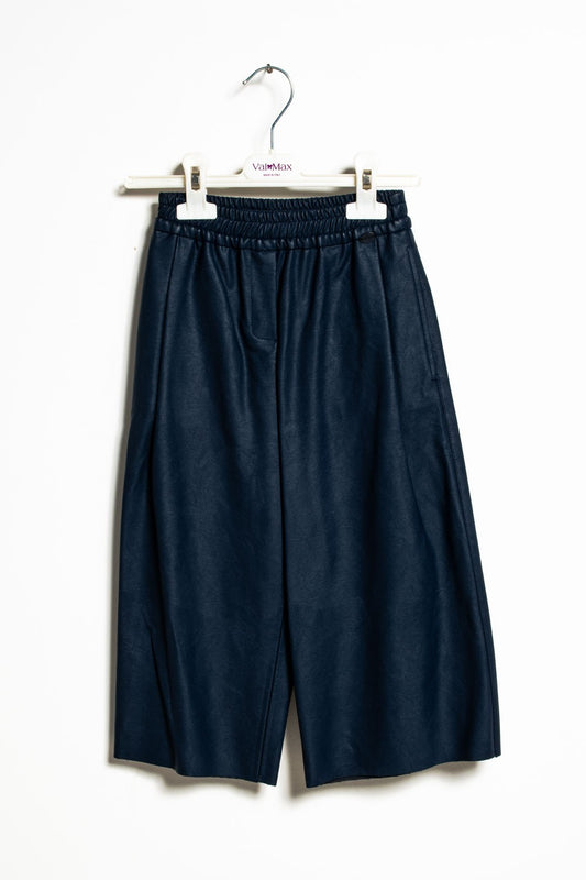 ValMax culotte trousers in imitation leather