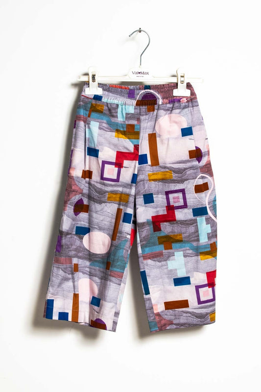 ValMax long trousers with geometric patterns