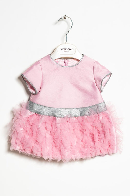 ValMax dress in satin and tulle