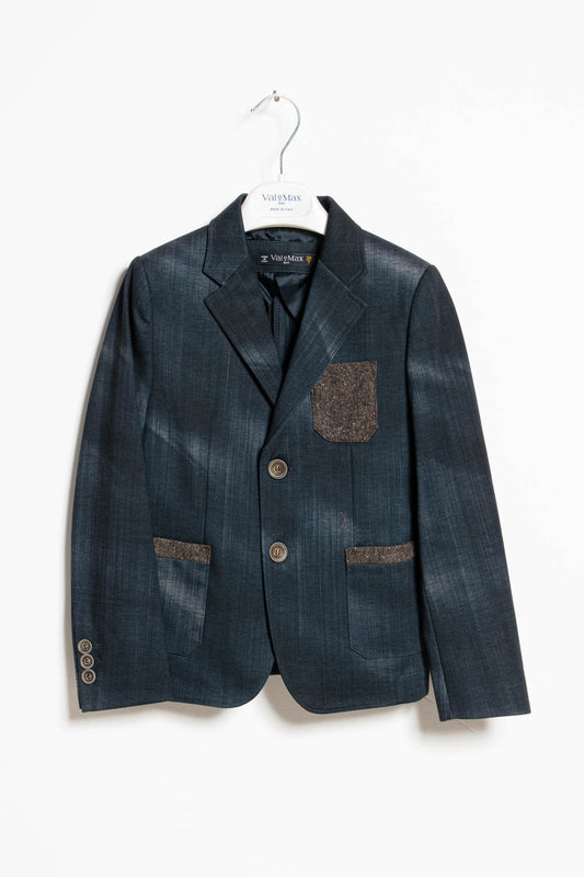 ValMax two-tone jacket with shiny effect
