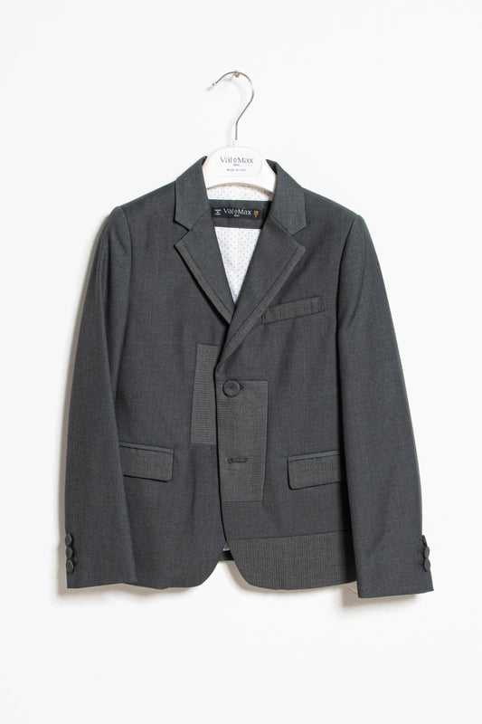 Children's ValMax jacket with asymmetrical applications