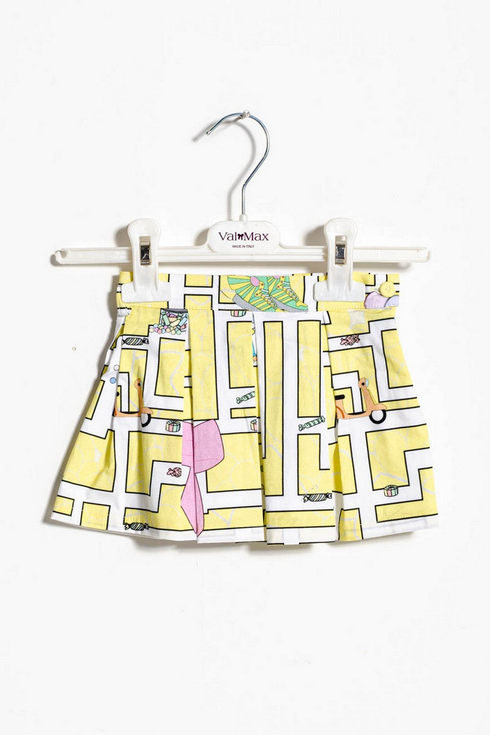 ValMax skirt with geometric print