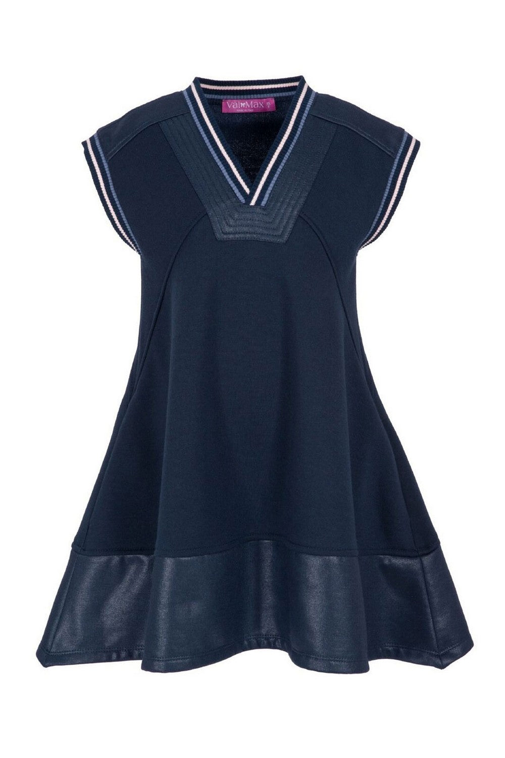 ValMax cloth dress with V-neck