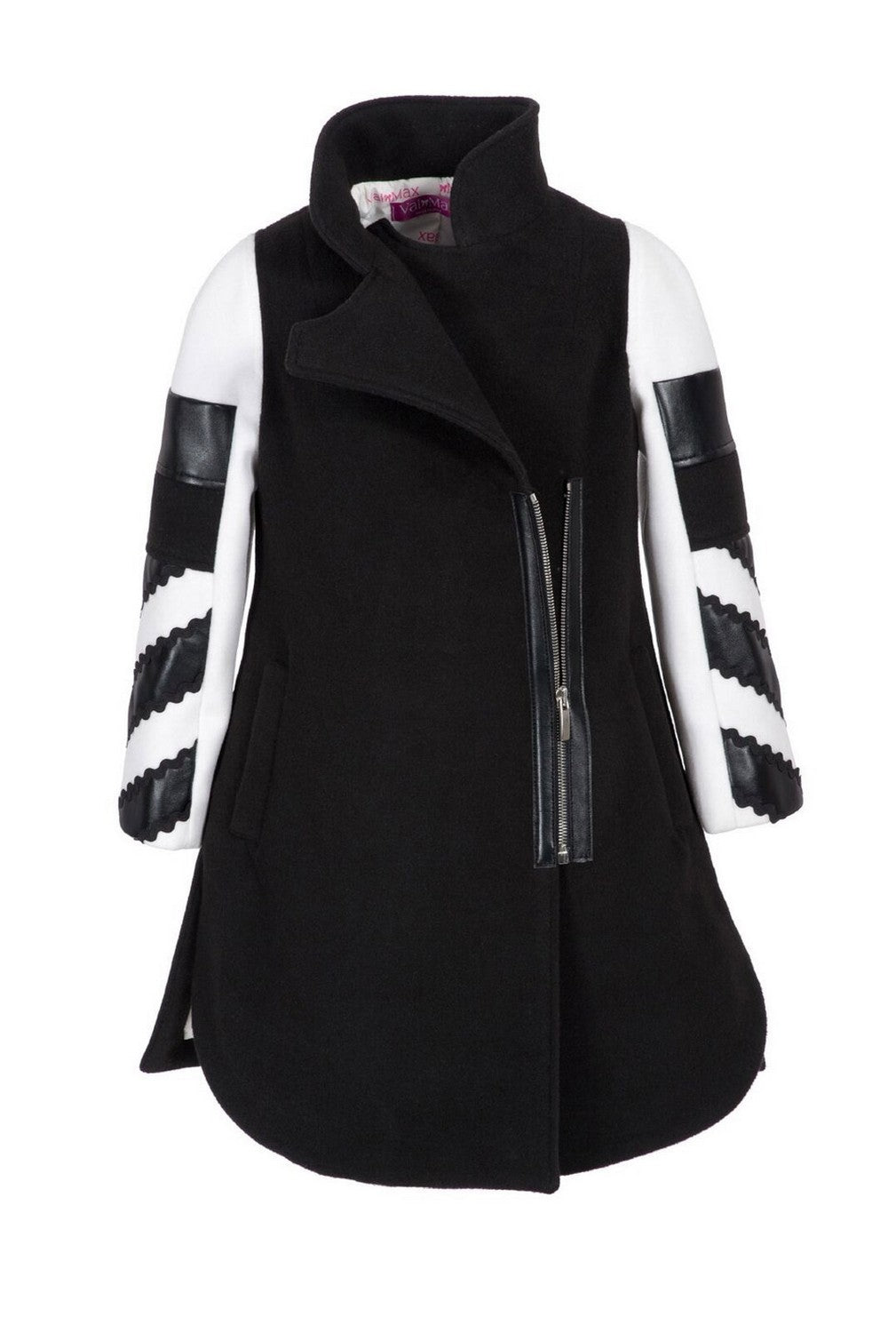 ValMax cloth dress with contrasting details