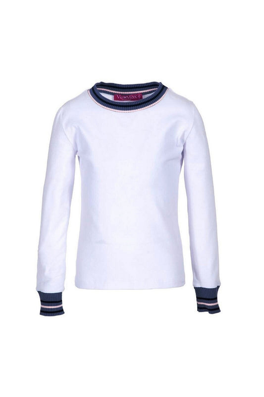 ValMax long-sleeved T-shirt with ribbed edges