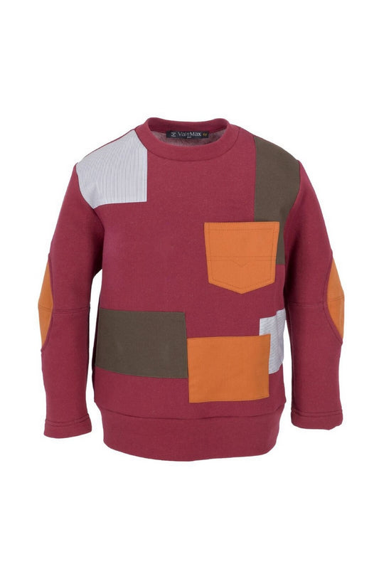 ValMax children's sweatshirt with geometric details