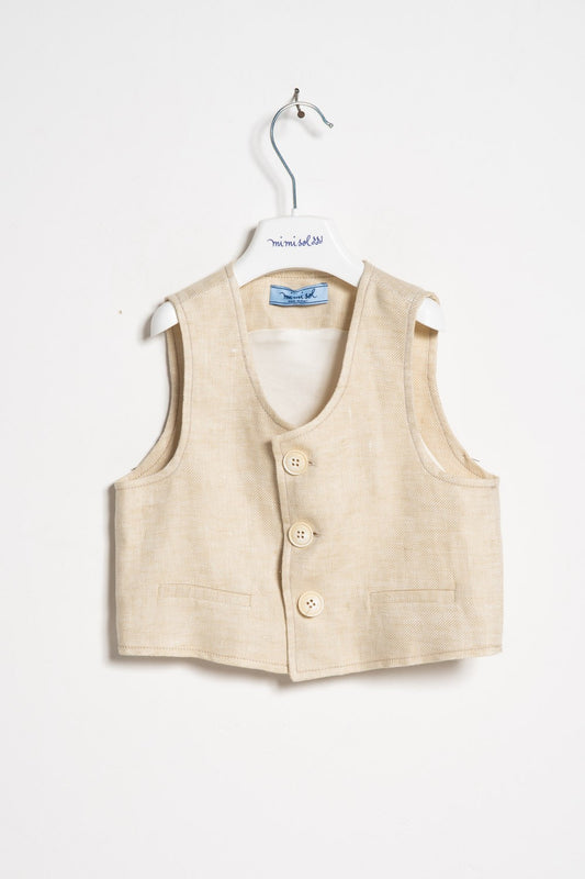 Mimisol linen vest