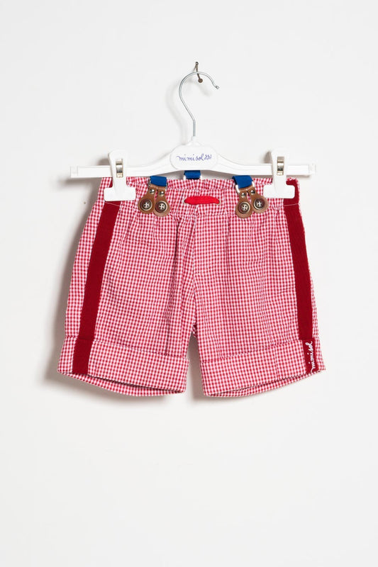 Mimisol Bermuda shorts in vichy