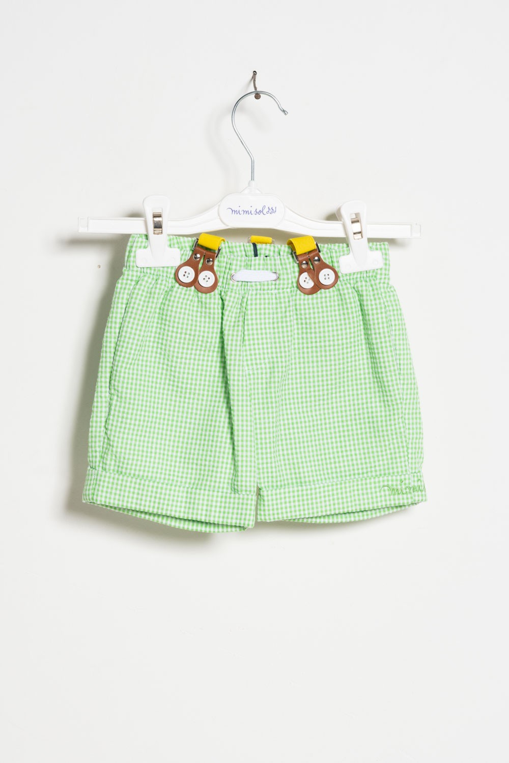 Mimisol Bermuda shorts in vichy