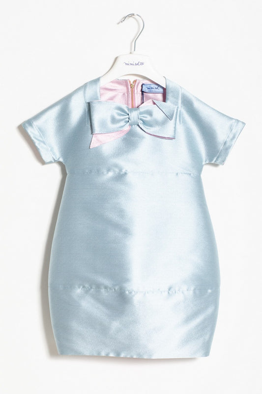 Mimisol egg-shaped satin dress